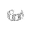 Classic Twist Chain Open Rings For Women Zircon Stainless Steel Geometric Twist Wrapped Couple Ring Wedding Aesthetic Jewelry - Image 10