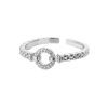 Classic Twist Chain Open Rings For Women Zircon Stainless Steel Geometric Twist Wrapped Couple Ring Wedding Aesthetic Jewelry - Image 22