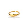 Fashion Oval Rings For Women Gold Color Stainless Steel Geometric Openning Ring Wedding Statement Jewelry 2025 Trend Gift BFF - Image 6