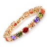 Jewepisode Promotion Lab Colorful Sapphire Topaz Gemstone Tennis Chain Bracelets for Women Anniversary Fine Jewelry Wholesale - Image 5