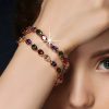 Jewepisode Promotion Lab Colorful Sapphire Topaz Gemstone Tennis Chain Bracelets for Women Anniversary Fine Jewelry Wholesale - Image 4